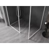 Mexen Kioto-F sprchová stena Walk-in s rámom 85 x 80 cm, transparentná 8 mm, biela - 800-085-202-04-20-080