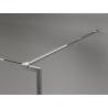 Mexen Kioto-F sprchová stena Walk-in s rámom 105 x 202 cm, priehľadná 8 mm, chróm - 800-105-104-01-00