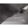 Mexen Kioto-F sprchová stena Walk-in s rámom 100 x 202 cm, matné sklo 8 mm, chróm - 800-100-104-01-30