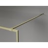 Mexen Kioto-F sprchová stena Walk-in s rámom 105 x 202 cm, transparentná 8 mm, zlatá kartáčovaná - 800-105-104-55-00