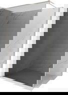 Mexen Kioto-F sprchová stena Walk-in s rámom 70 x 202 cm, grafit 8 mm, kartáčovaný nikel - 800-070-104-97-40