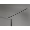 Mexen Kioto-F sprchová stena Walk-in s rámom 80 x 202 cm, priehľadná 8 mm, zbraňový kov - 800-080-104-95-00
