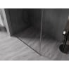 Mexen Kioto-F sprchová stena Walk-in s rámom 65 x 202 cm, transparentná 8 mm, zbraňový kov - 800-065-104-95-00