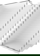 Mexen Kioto-F sprchová stena Walk-in s rámom 110 x 202 cm, mráz 8 mm, zbraňový kov - 800-110-104-95-30