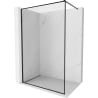 Mexen Kioto-F sprchová stena Walk-in s rámom 70 x 202 cm, transparentná 8 mm, čierna - 800-070-104-70-00
