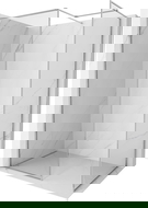 Mexen Kioto-F sprchová stena Walk-in s rámom 80 x 70 cm, priehľadná 8 mm, chróm - 800-080-202-04-00-070