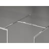Mexen Kioto-F sprchová stena Walk-in s rámom 180 x 90 cm, priehľadná 8 mm, chróm - 800-180-202-04-00-090