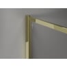Mexen Kioto-F sprchová stena Walk-in s rámom 70 x 70 cm, transparentná 8 mm, zlatá - 800-070-202-04-50-070