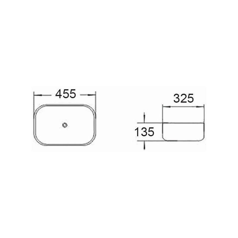 Mexen Rita umývadlo na dosku 45 x 32 cm, zelené - 21084556