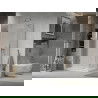 Mexen Lima sprchová kabína, skladacie dvere 120 x 80 cm, transparentnéné, chrómová + závesný bidet Flat - 856-120-080-01-00-4010