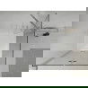 Mexen Lima skladací sprchový kút 100 x 100 cm, transparentný, chróm + vanička Flat - 856-100-100-01-00-4010