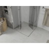 Mexen Lima Skladací sprchový kút Duo 100 x 100 cm, transparentný, chrómový - 856-100-100-02-00