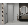 Mexen Roma sprchové dvere s dverami 110 cm, priehľadné, chróm - 854-110-000-01-00