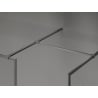 Mexen Kioto-F sprchová stena Walk-in s rámom 150 x 90 cm, transparentná 8 mm, gun metal - 800-150-202-04-95-090