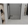 Mexen Roma sprchové dvere sklopné 110 cm, transparentné, čierne - 854-110-000-70-00