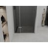 Mexen Roma sprchové dvere otváracie 90 cm, grafit, chróm - 854-090-000-01-40