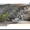 Mexen Omega posuvná sprchová kabína 120 x 80 cm, transparentná, chróm + vanička Flat, čierna - 825-120-080-01-00-4070
