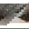 Mexen Omega posuvná sprchová kabína 120 x 80 cm, transparentná, chróm + vanička Flat, čierna - 825-120-080-01-00-4070