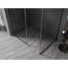 Mexen Kioto-F sprchová stena Walk-in s rámom 130 x 120 cm, priehľadná 8 mm, brúsená zbraň šedá - 800-130-202-04-66-120
