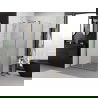 Mexen Exo sprchový kút otvárací 100 x 80 cm, transparentný, zlatý - 814-100-080-50-00