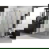 Mexen Exo sprchový kút s otváracími dverami 70 x 85 cm, transparentný, zlatý - 814-070-085-50-00