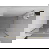 Mexen Exo sprchový kút otvárací 70 x 95 cm, transparentný, zlatý - 814-070-095-50-00