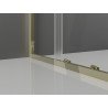 Mexen Exo-S posuvná sprchová kabína 140 x 70 cm, priehľadná, zlatá - 8151-140-070-50-00