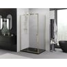 Mexen Exo sprchová kabína výkyvná 110 x 70 cm, transparentná, zlatá - 819-110-070-50-00