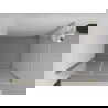 Mexen Exo sprchový kút s otočnými dverami 155 x 70 cm, priehľadný, zlatý - 819-155-070-50-00