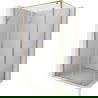 Mexen Exo sprchový kút otvárací 90 x 70 cm, transparentný, zlatý - 8182-090-070-50-00