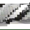 Mexen Exo sprchový kút otvárací 90 x 70 cm, transparentný, zlatý - 8182-090-070-50-00