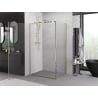 Mexen Exo sprchový kút s otváraním 80 x 85 cm, transparentný, zlatý - 8181-080-085-50-00