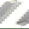 Mexen Exo sprchovací kút otvárací 85 x 85 cm, transparentný, zlatý - 8181-085-085-50-00