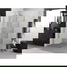 Mexen Exo sprchovací kút otvárací 85 x 85 cm, transparentný, zlatý - 8181-085-085-50-00