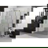 Mexen Exo sprchový kút s otváracími dverami 85 x 100 cm, transparentný, zlatý - 8181-085-100-50-00