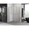 Mexen Exo-B odolná sprchová kabína 100 x 85 cm, priehľadná, zlatá - 817-100-085-50-00