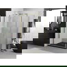 Mexen Exo sprchový kút s pántovým dverám 70 x 95 cm, transparentný, zlatý - 817-070-095-50-00