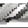Mexen Exo sprchový kút s pántovým dverám 70 x 95 cm, transparentný, zlatý - 817-070-095-50-00
