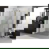Mexen Exo skladací sprchový kút 100 x 70 cm, transparentný, zlatý - 816-100-070-50-00