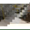Mexen Omega sprchový kút posuvný 120 x 90 cm, transparentný, zlatý + sprchová vanička Flat, čierny - 825-120-090-50-00-4070G