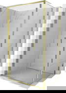 Mexen Exo skladacia sprchová kabína 95 x 85 cm, transparentná, zlatá - 816-095-085-50-00