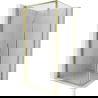 Mexen Exo skladací sprchový kút 95 x 95 cm, transparentný, zlatý - 816-095-095-50-00