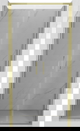 Mexen Exo dvojité otočné sprchové dvere 100 cm, transparentné, zlaté - 814-100-000-50-00