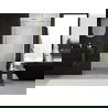 Mexen Exo sprchové dvere posuvné 125 cm, transparentné, zlaté - 8151-125-000-50-00