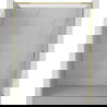 Mexen Exo sprchové dvere posuvné 140 cm, transparentné, zlaté - 8151-140-000-50-00