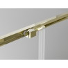 Mexen Exo-S posuvné sprchové dvere 150 cm, transparentné, zlaté - 8151-150-000-50-00