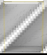 Mexen Exo posuvné sprchové dvere 150 cm, transparentné, zlaté - 8151-150-000-50-00