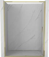 Mexen Exo-S posuvné sprchové dvere 150 cm, transparentné, zlaté - 8151-150-000-50-00