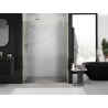 Mexen Exo Dvojité Posuvné Sprchové Dvere 160 cm, Transparentné, Zlaté - 8152-160-000-50-00