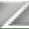 Mexen Exo dvojité posuvné sprchové dvere 170 cm, transparentné, zlaté - 8152-170-000-50-00